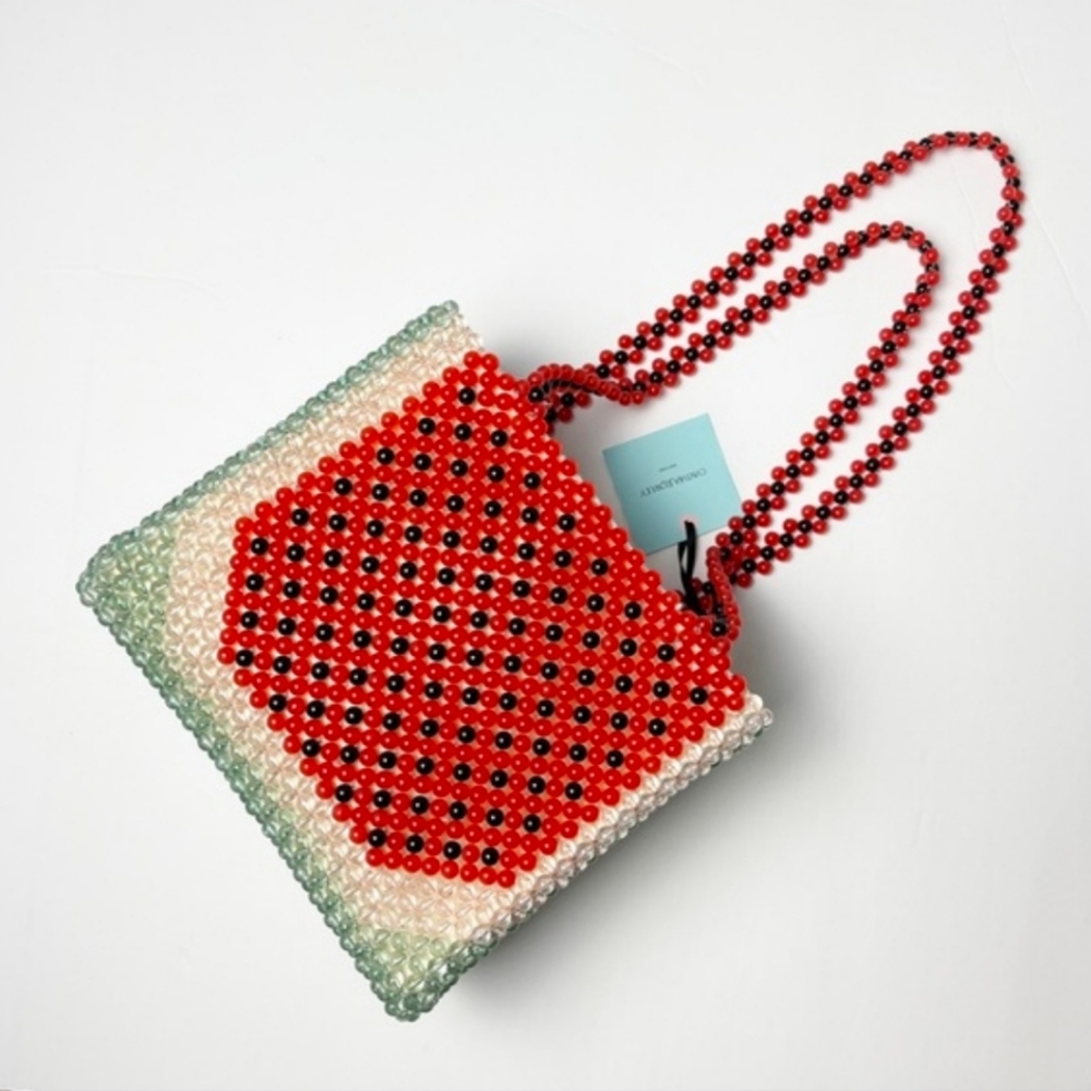 [NEW] Cynthia Rowley Watermelon Beaded Purse